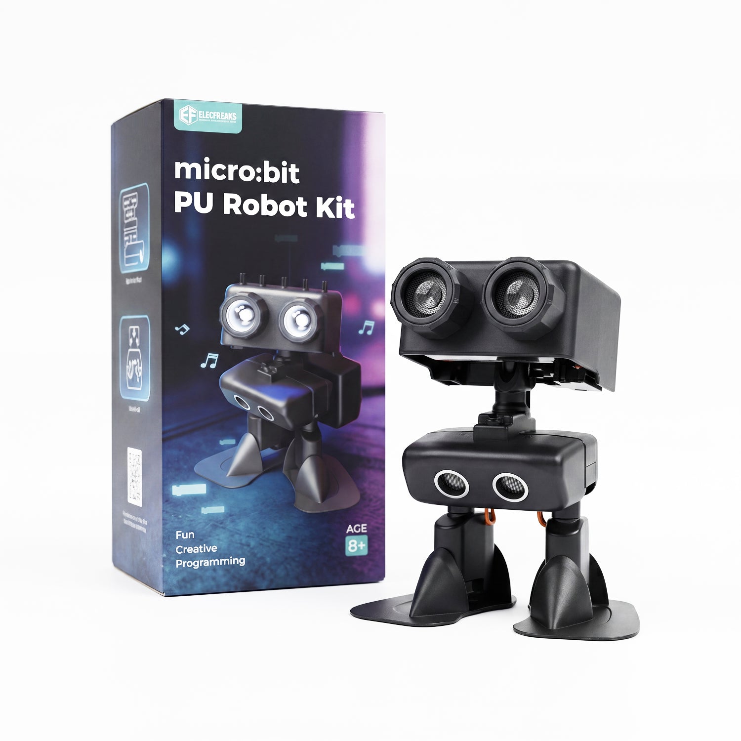 ELECFREAKS micro:bit PU Robot Kit sensor ultrasonidos