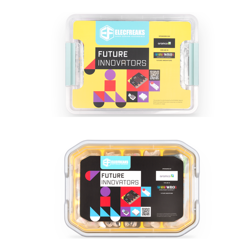 ELECFREAKS Kit Futuros Innovadores WRO - estudiantes construyendo un robot